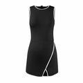 WOVENLISSE Fitted Sports Dress — Sleeveless Active Style With Built-In Shorts
