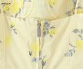 WOVENLISSE Floral Corset Cami Top — Y2K Ruffle Hem Bustier Style