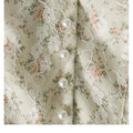 WOVENLISSE Lace Pearl Button Camisole — Sweet French-Inspired Tank Top