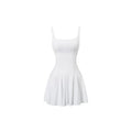 WOVENLISSE Sports Tennis Dress — Cool-Feel Coverage With Built-In Chest Pads